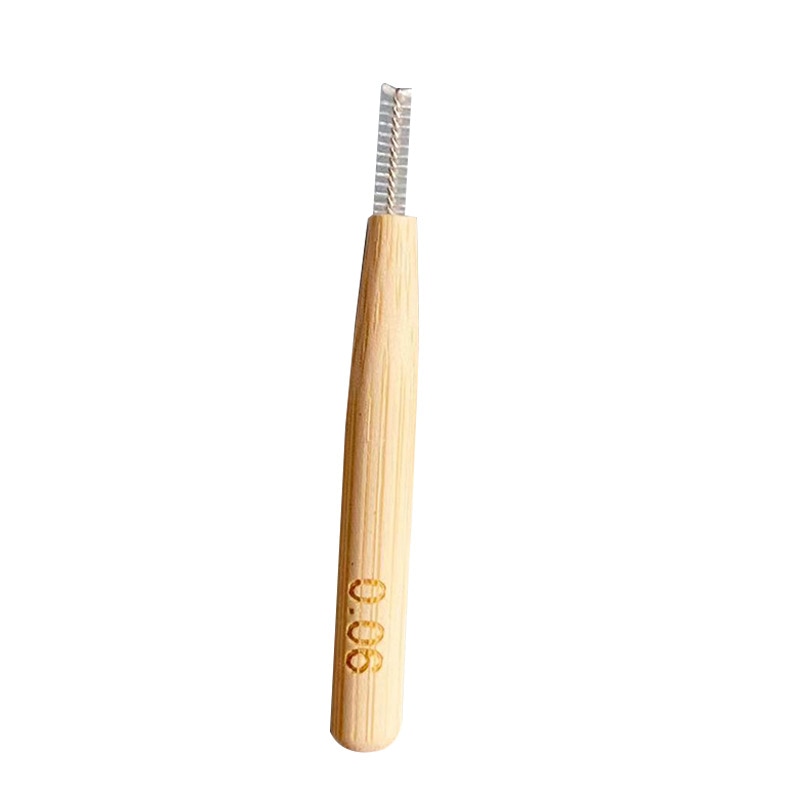 30 brossettes interdentaires avec manche en bambou