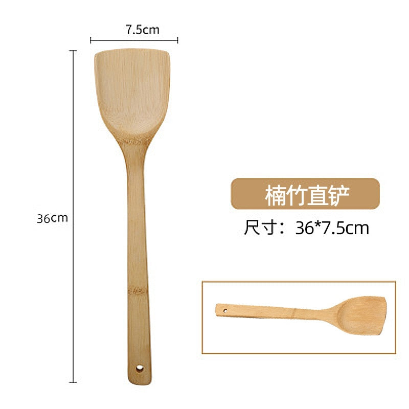 Spatule de cuisine en Bambou