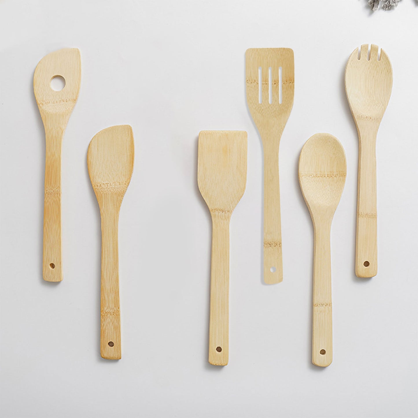 Ensemble de 6 spatules en bambou