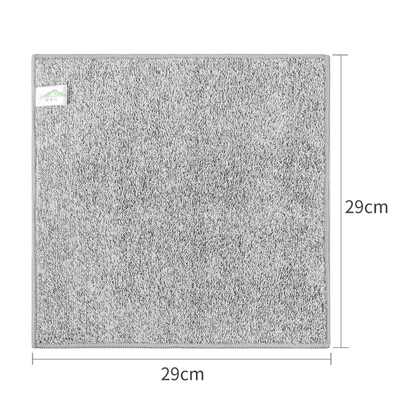 Chiffons de nettoyage en Fibre de charbon de bambou