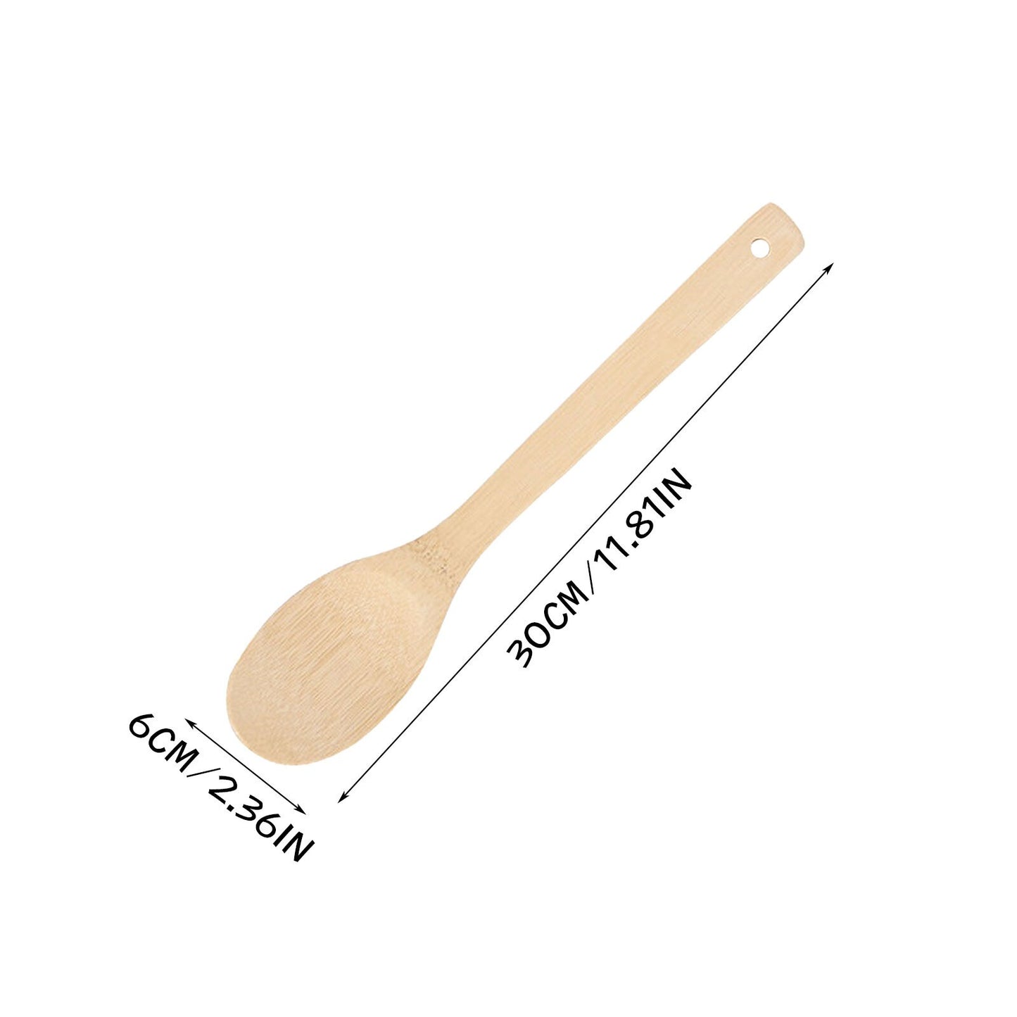 Ensemble de 6 spatules en bambou