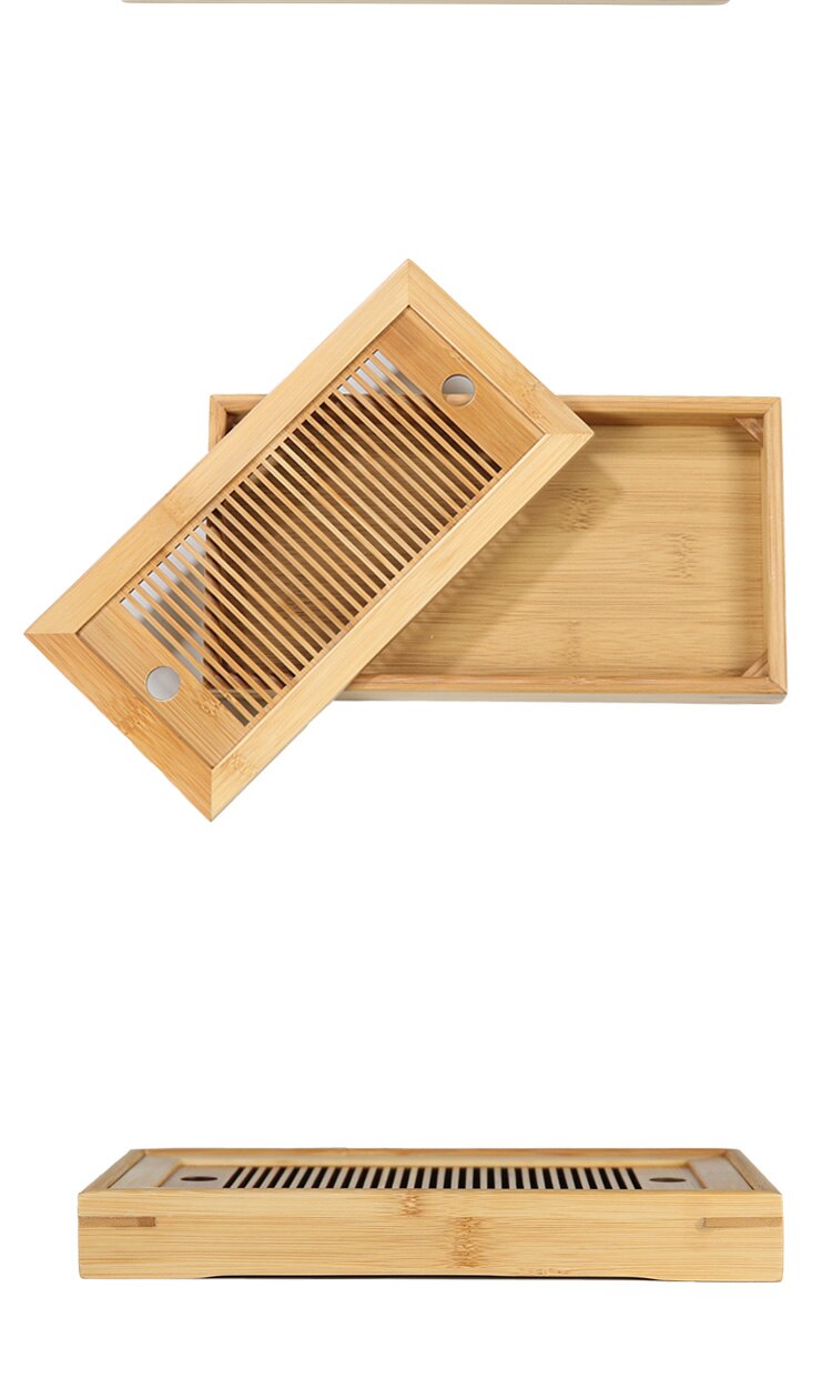 Plateau à thé en bambou