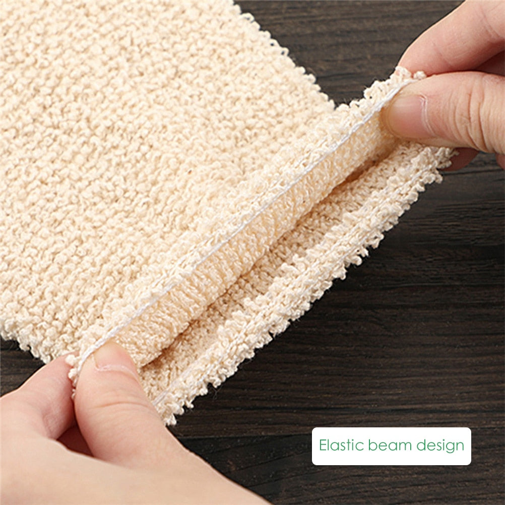 Gants exfoliants pour la douche - Par 2