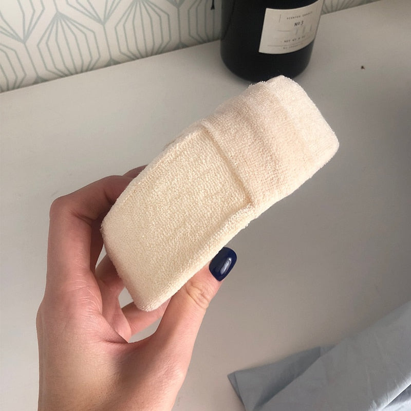 Bamboo fiber sponge and loofah