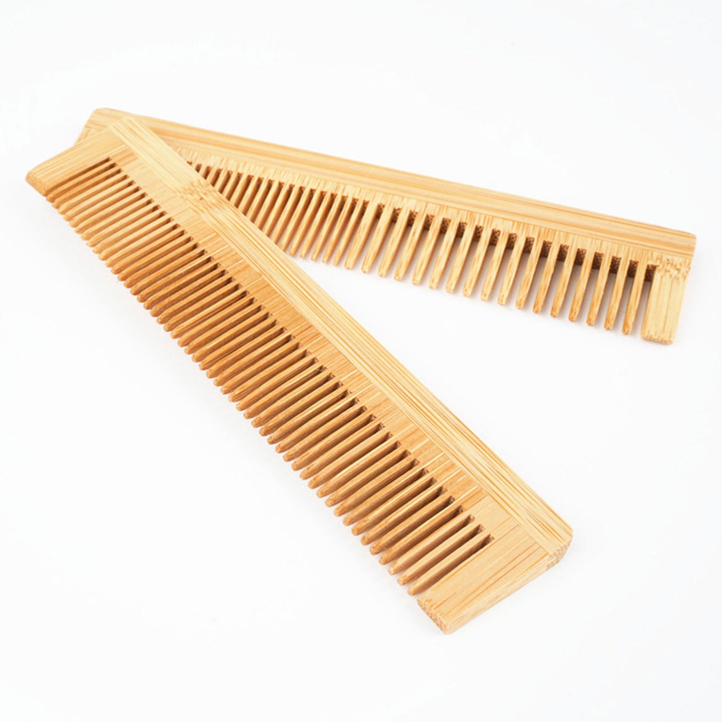Peigne à cheveux en bambou naturel