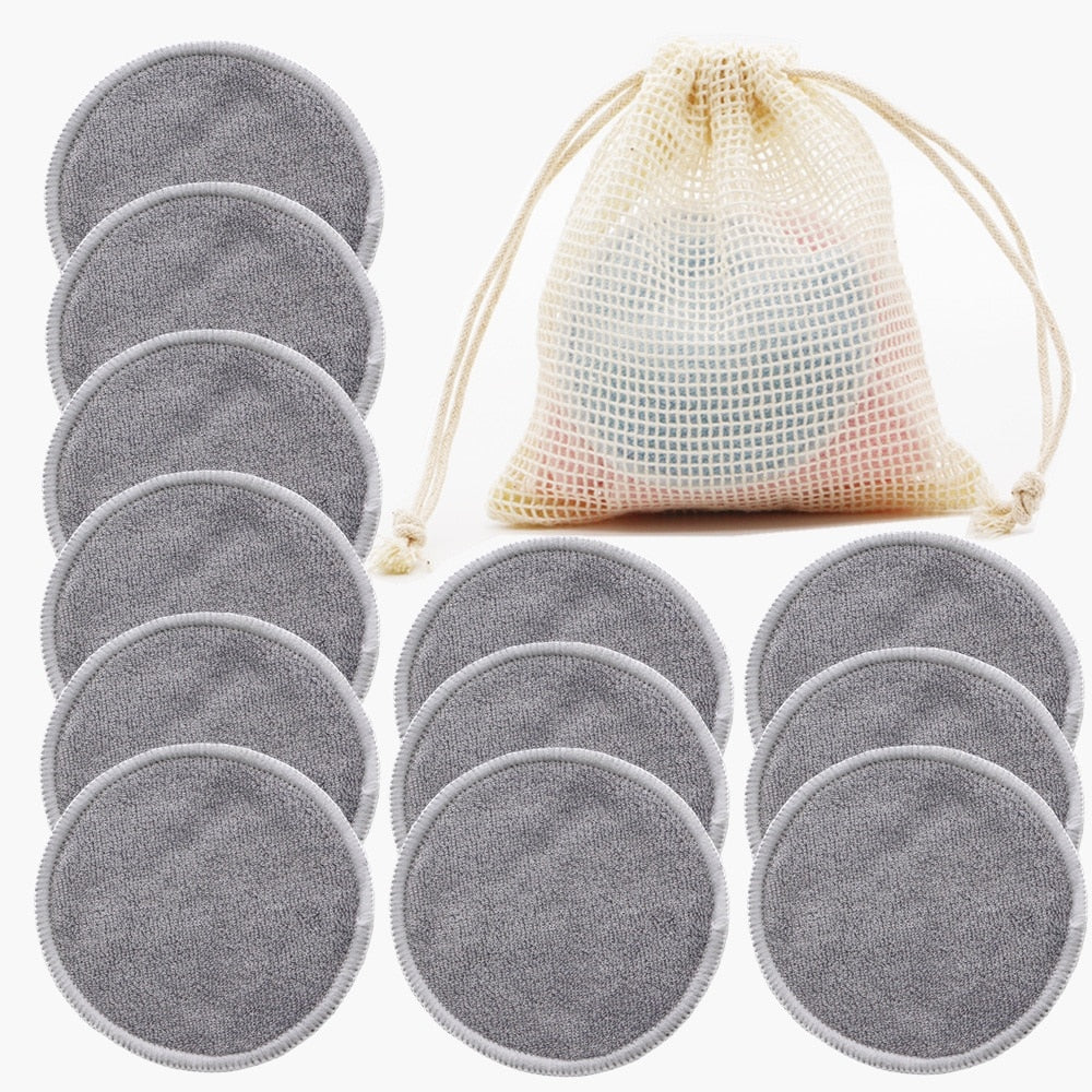 Lingettes démaquillantes en bambou