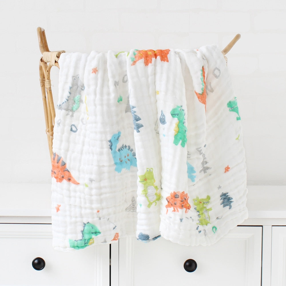 Couverture bébé épaisse en bambou et coton