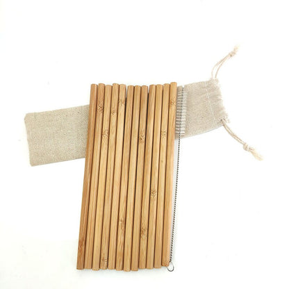 Pailles en Bambou Naturel et Biologique