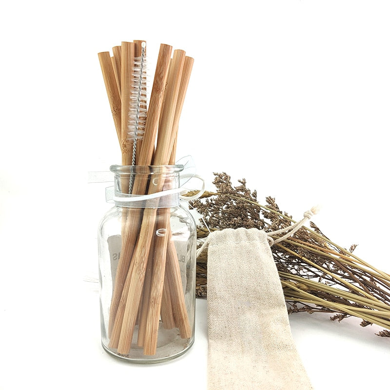Pailles en Bambou Naturel et Biologique