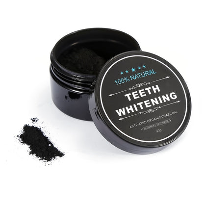 Poudre de blanchiment dentaire en charbon de bambou MOONBIFFY