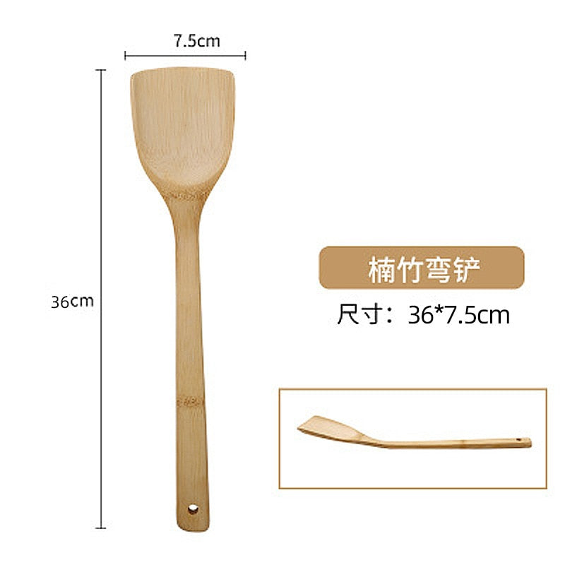 Bamboo kitchen spatula