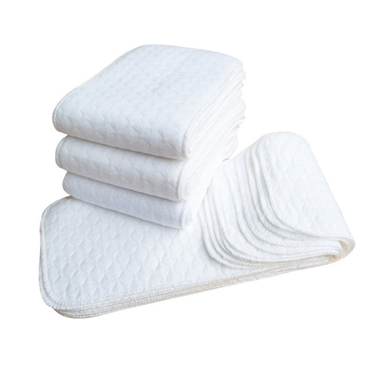 Set of washable inserts for baby diapers