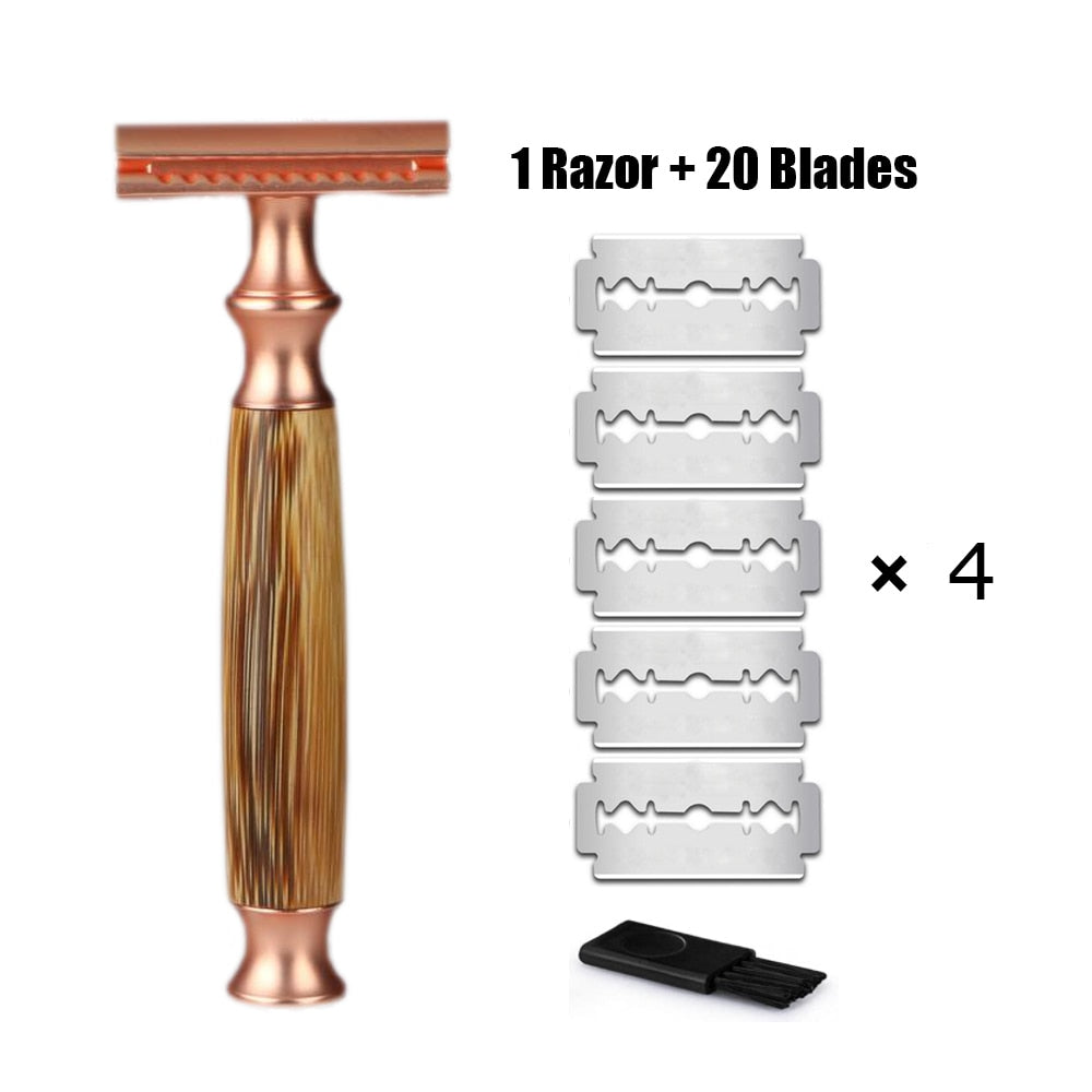 Rasoir avec manche en bambou Eco Friendly