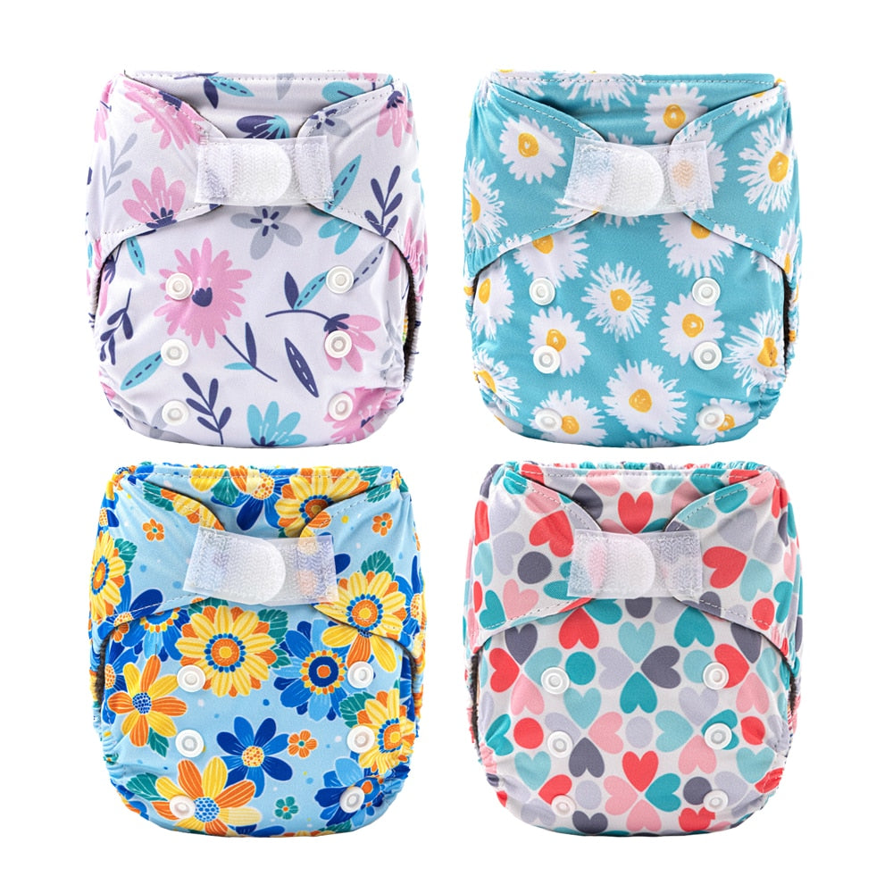 Cloth diapers for newborn "GOOD'MUM" - by 4