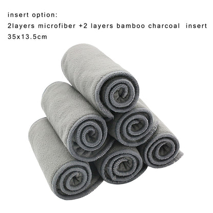 Couche lavable et réutilisable en bambou