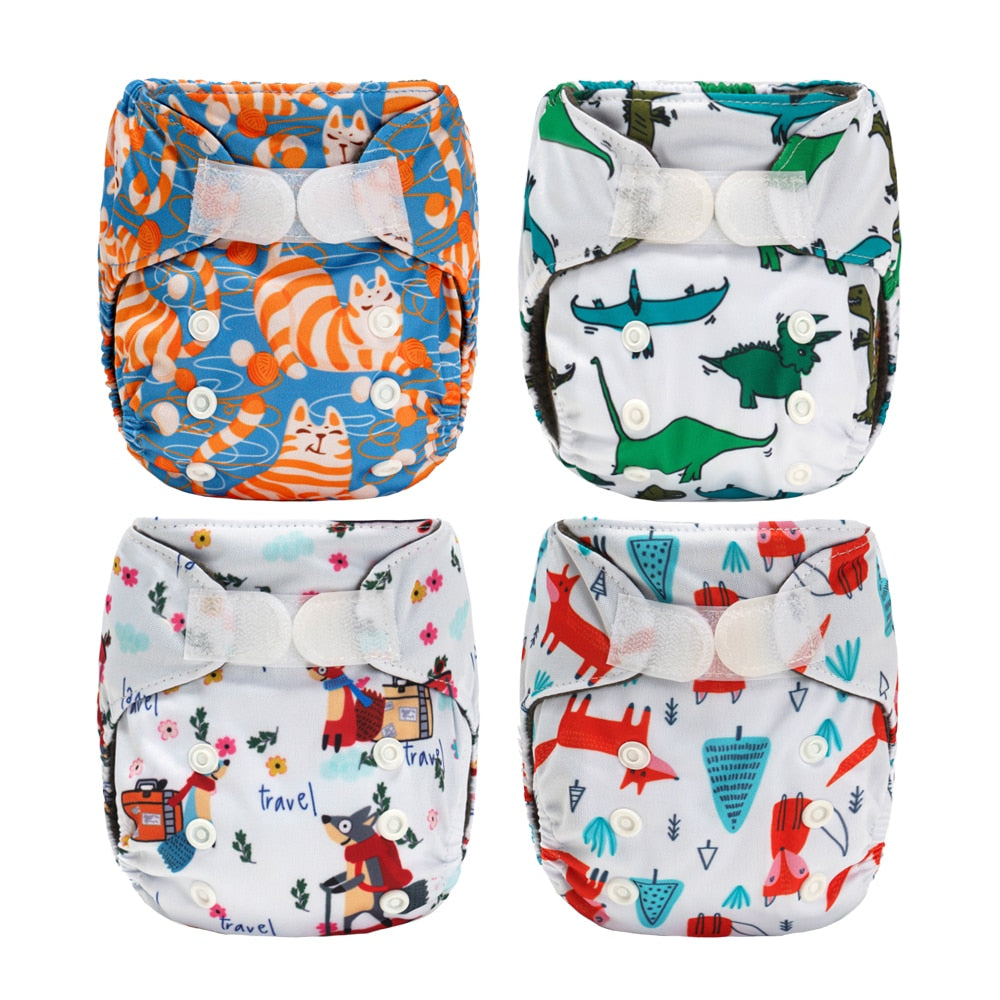 Cloth diapers for newborn "GOOD'MUM" - by 4