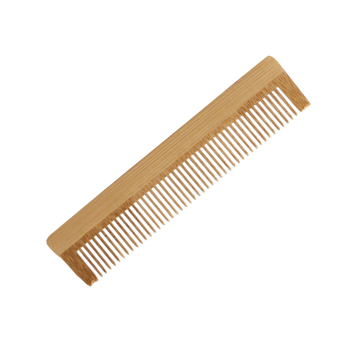 Peigne à cheveux en bambou naturel