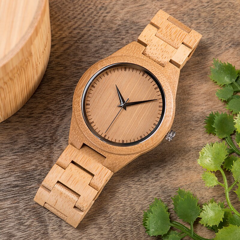 Montre écologique en bambou "Komo"