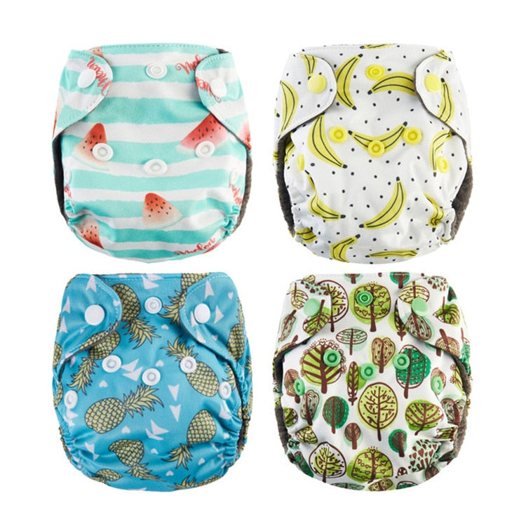 Cloth diapers for newborn "GOOD'MUM" - by 4