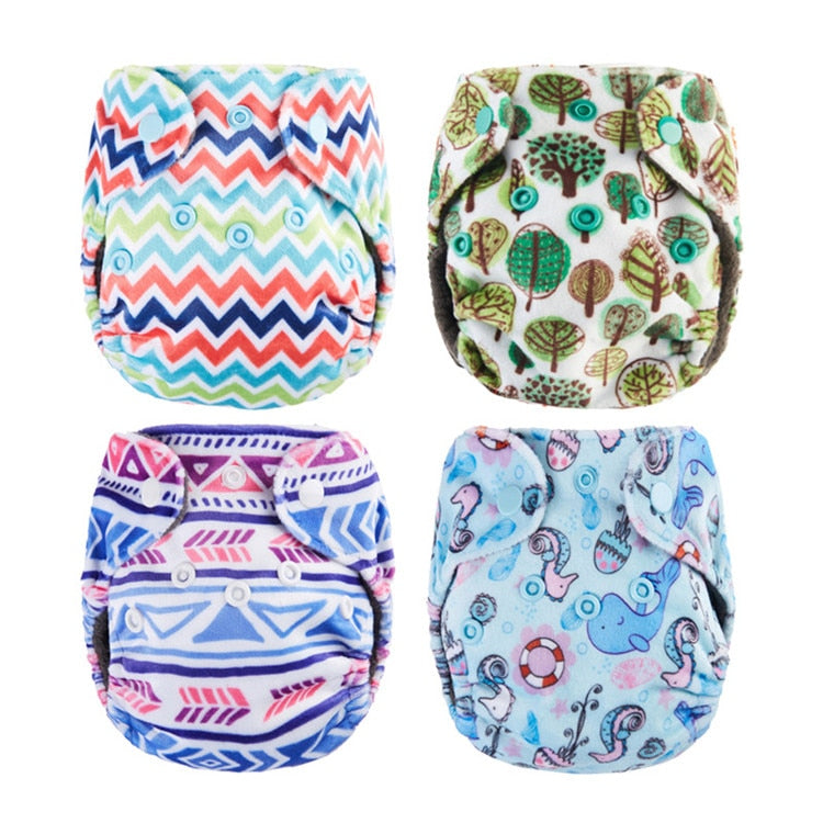 Cloth diapers for newborn "GOOD'MUM" - by 4