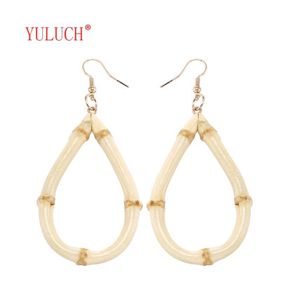 Hollow Bamboo Earrings