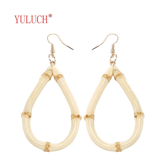 Hollow Bamboo Earrings