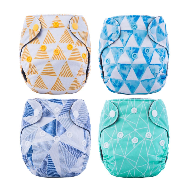 Cloth diapers for newborn "GOOD'MUM" - by 4