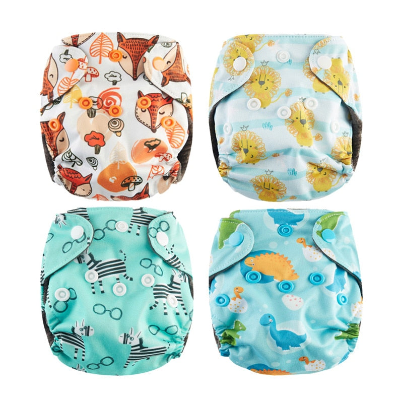 Cloth diapers for newborn "GOOD'MUM" - by 4