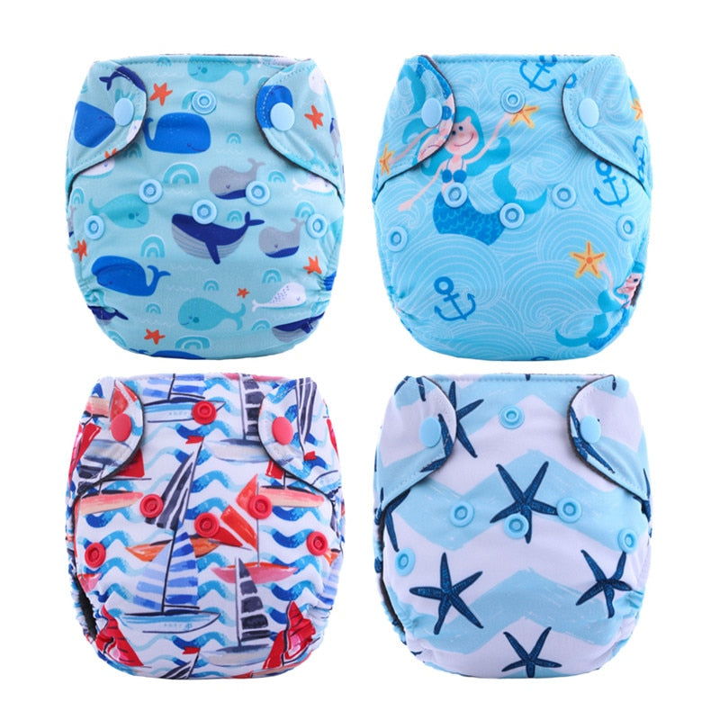 Cloth diapers for newborn "GOOD'MUM" - by 4