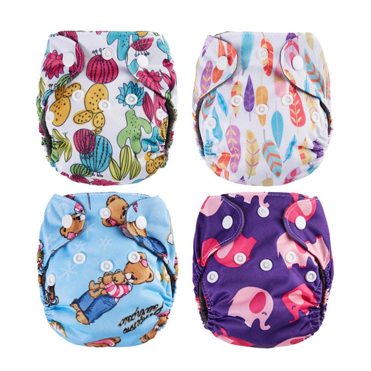 Cloth diapers for newborn "GOOD'MUM" - by 4