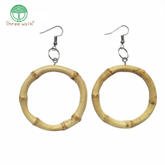 Bamboo Bangle Earrings