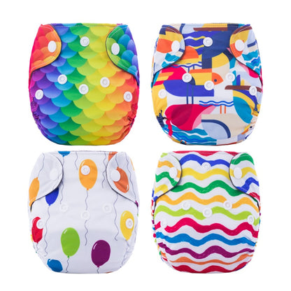 Cloth diapers for newborn "GOOD'MUM" - by 4