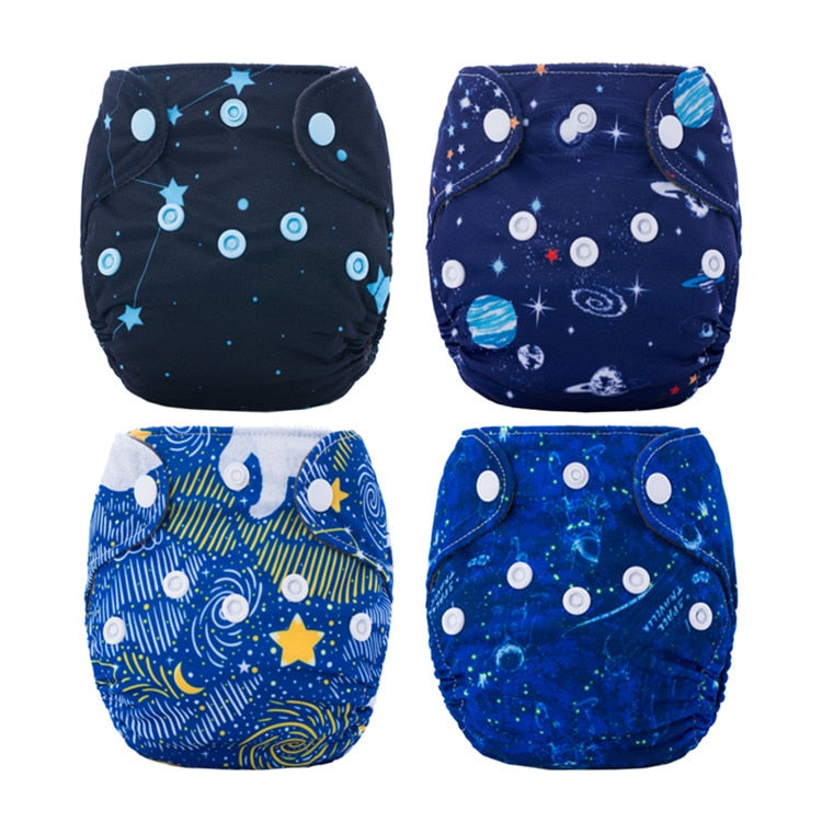 Cloth diapers for newborn "GOOD'MUM" - by 4