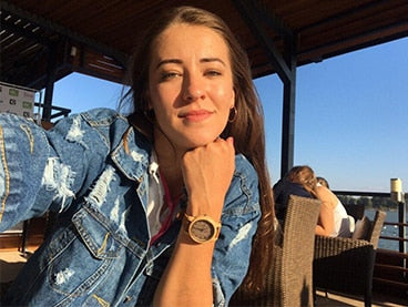 Women's bamboo watch "Wahiné"