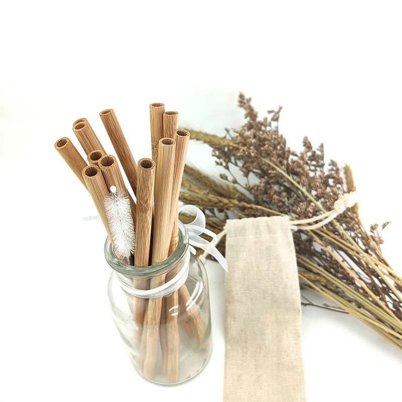 Pailles en Bambou Naturel et Biologique