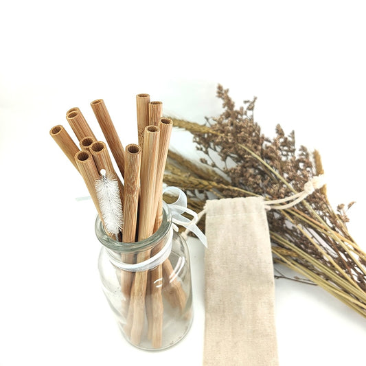 Pailles en Bambou Naturel et Biologique