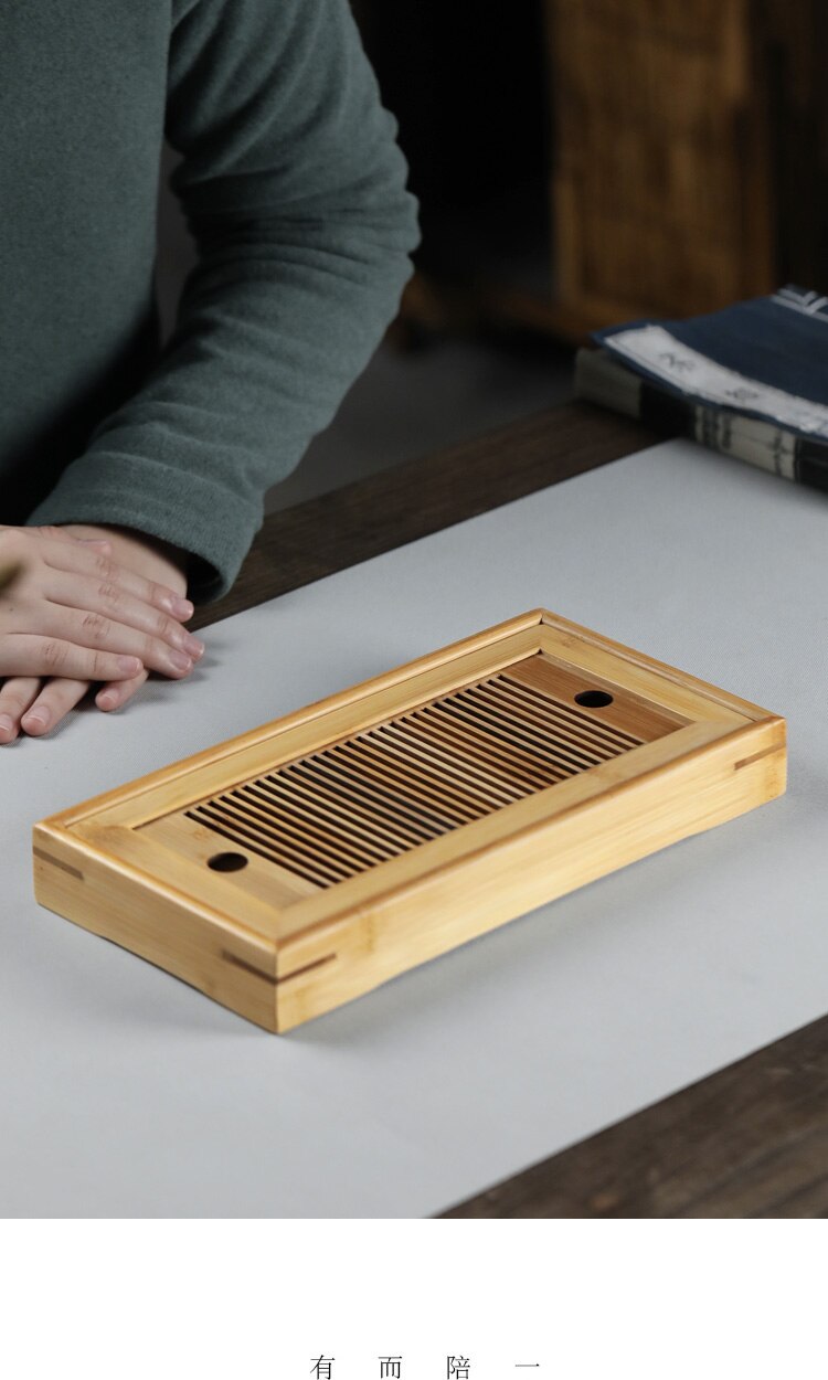 Bamboo tea tray