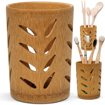 Porte brosse à dents en bambou