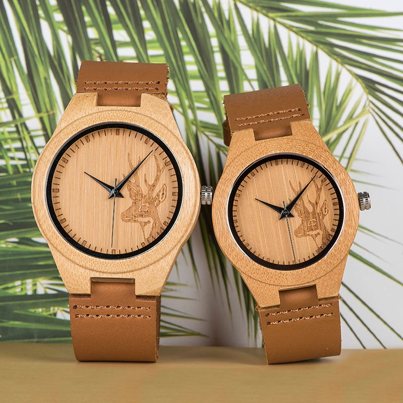 Coffret montres en bambou "Kiko" - 2 montres