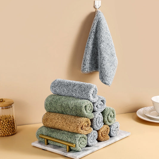 Chiffons de nettoyage en Fibre de charbon de bambou