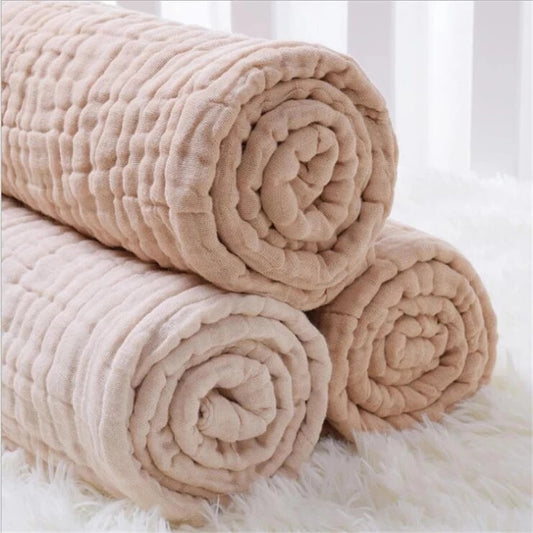 Thick bamboo and cotton baby blanket