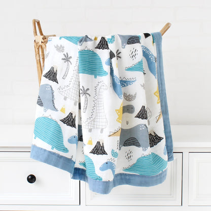 Couverture bébé épaisse en bambou et coton