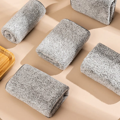 Chiffons de cuisine en charbon de bois de bambou ultra-absorbant