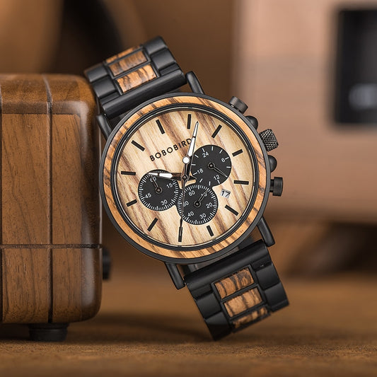 Bamboo Men's Chronograph Watch