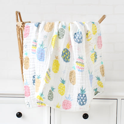 Couverture bébé épaisse en bambou et coton